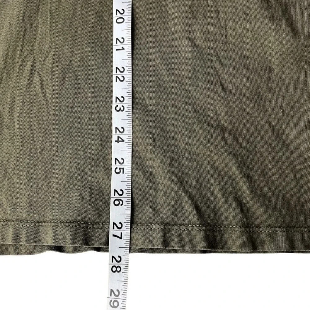 The North Face Graphic Logo T-Shirt‎ Olive Green XL Mens Outdoor Cotton Gorpcore